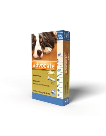 ADVOCATE DOG 4,0 ML (25 - 40KGS) - 01 DOSE