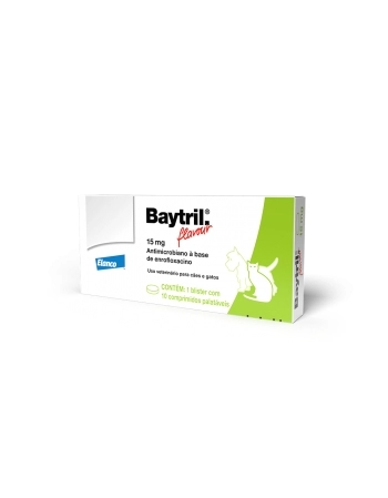 BAYTRIL FLAVOUR 15MG - CX. 10 COMP.
