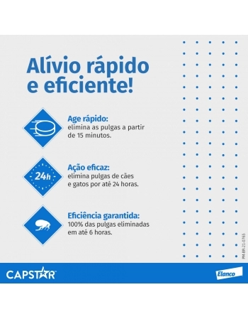 CAPSTAR 11.4 MG - CX 01 COMP.