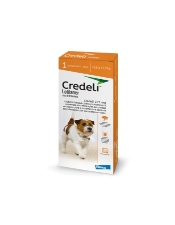 CREDELI 1 DOSE TAB 225 MG (5,5 - 11KGS)