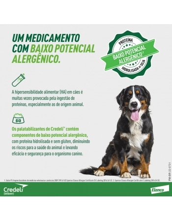 CREDELI 1 DOSE TAB 56.25 MG (1,3 - 2,5KGS)