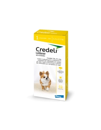CREDELI 1 DOSE TAB 56.25 MG (1,3 - 2,5KGS)