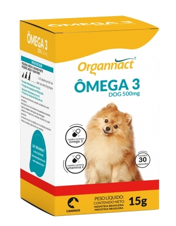 OMEGA 3 DOG 500 MG - CX 30 CÁPSULAS
