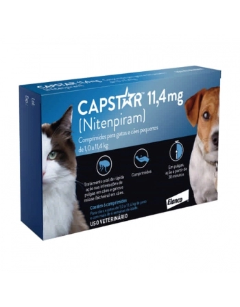 CAPSTAR 11.4 MG - CX. 6 COMP.