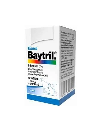 BAYTRIL 5% - INJ. 10 ML