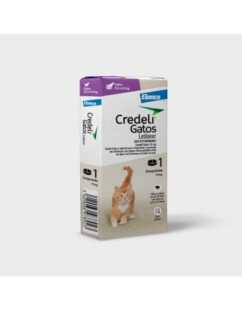 CREDELI GATO 1 DOSE TAB 12 MG (0,9 - 2,0KGS)