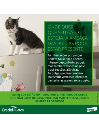 CREDELI GATO 1 DOSE TAB 12 MG (0,9 - 2,0KGS)
