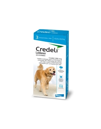 CREDELI TAB 900 MG (22 - 45KGS) - 03 DOSES