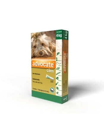 ADVOCATE DOG 0,4 ML (ATÉ 4KGS) - 01 DOSE