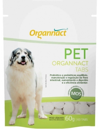 PET ORGANNACT TABS - SACHÊ 60 TABLETES
