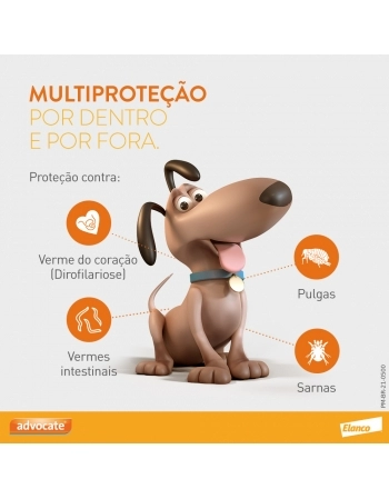 ADVOCATE DOG 1,0 ML (4 - 10KGS) COMBO - 03 DOSES