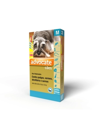 ADVOCATE DOG 1,0 ML (4 - 10KGS) COMBO - 03 DOSES