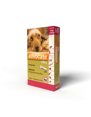 ADVOCATE DOG 2,5 ML (10 - 25KGS) - 01 DOSE